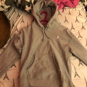 Champion grey hoodie